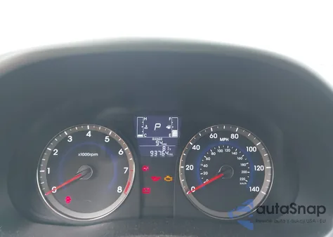 2017 Hyundai Accent Se z USA, uszkodzony, nr VIN KMHCT5AE0HU335450